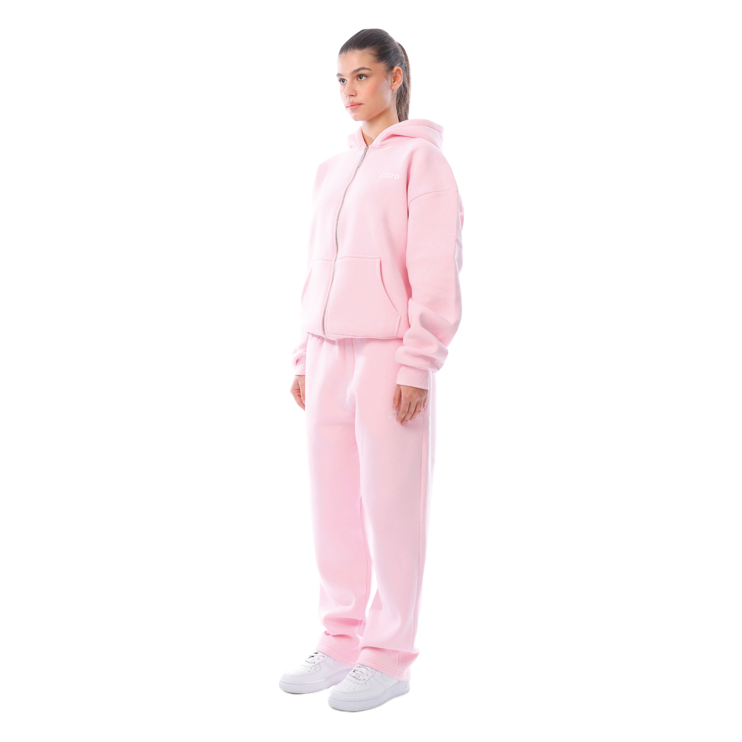 OPEN LEG JOGGER PINK