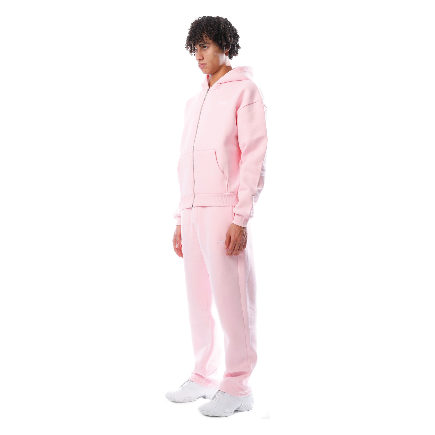 OPEN LEG JOGGER PINK