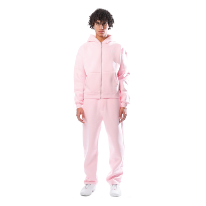 OPEN LEG JOGGER PINK