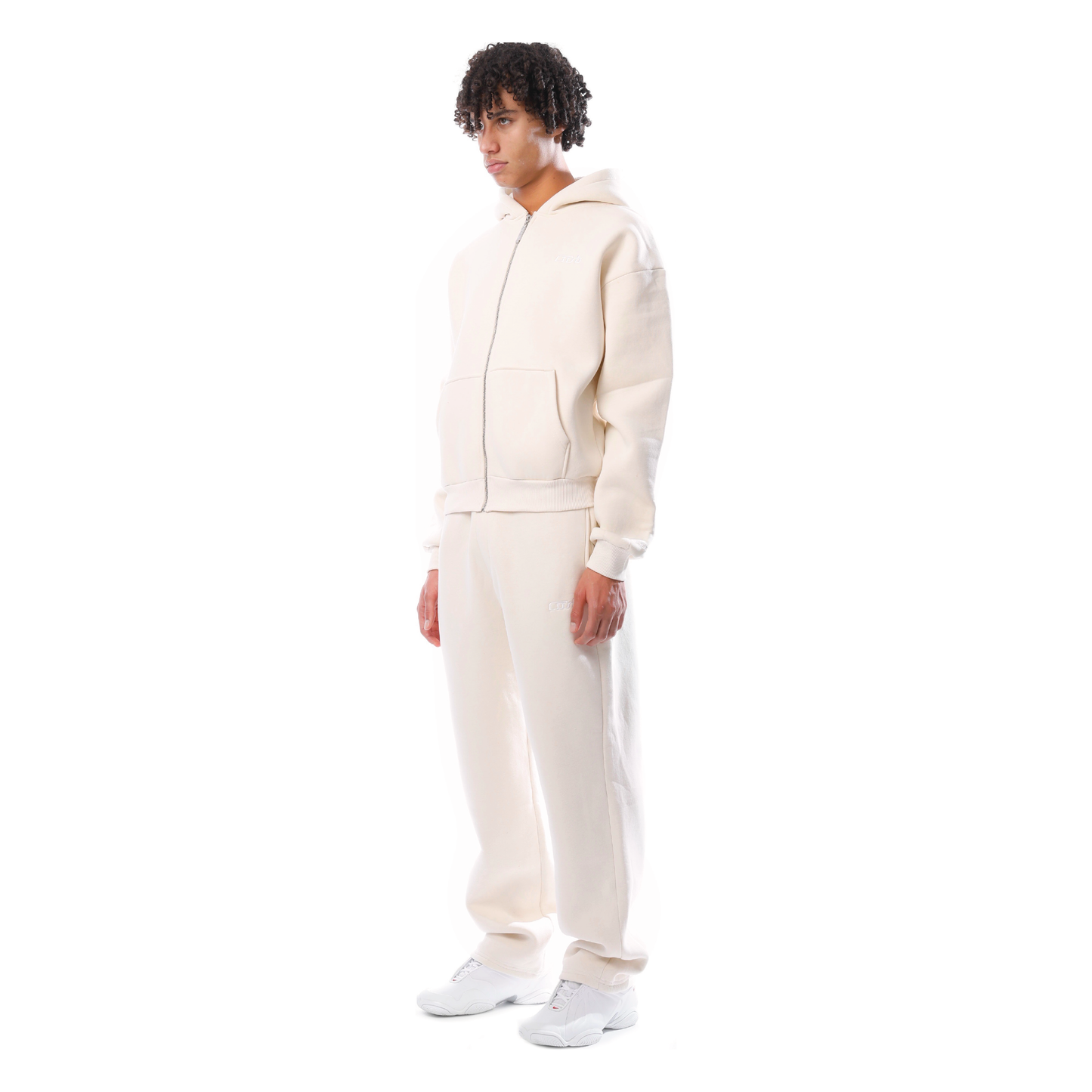 OPEN LEG JOGGER CREAM